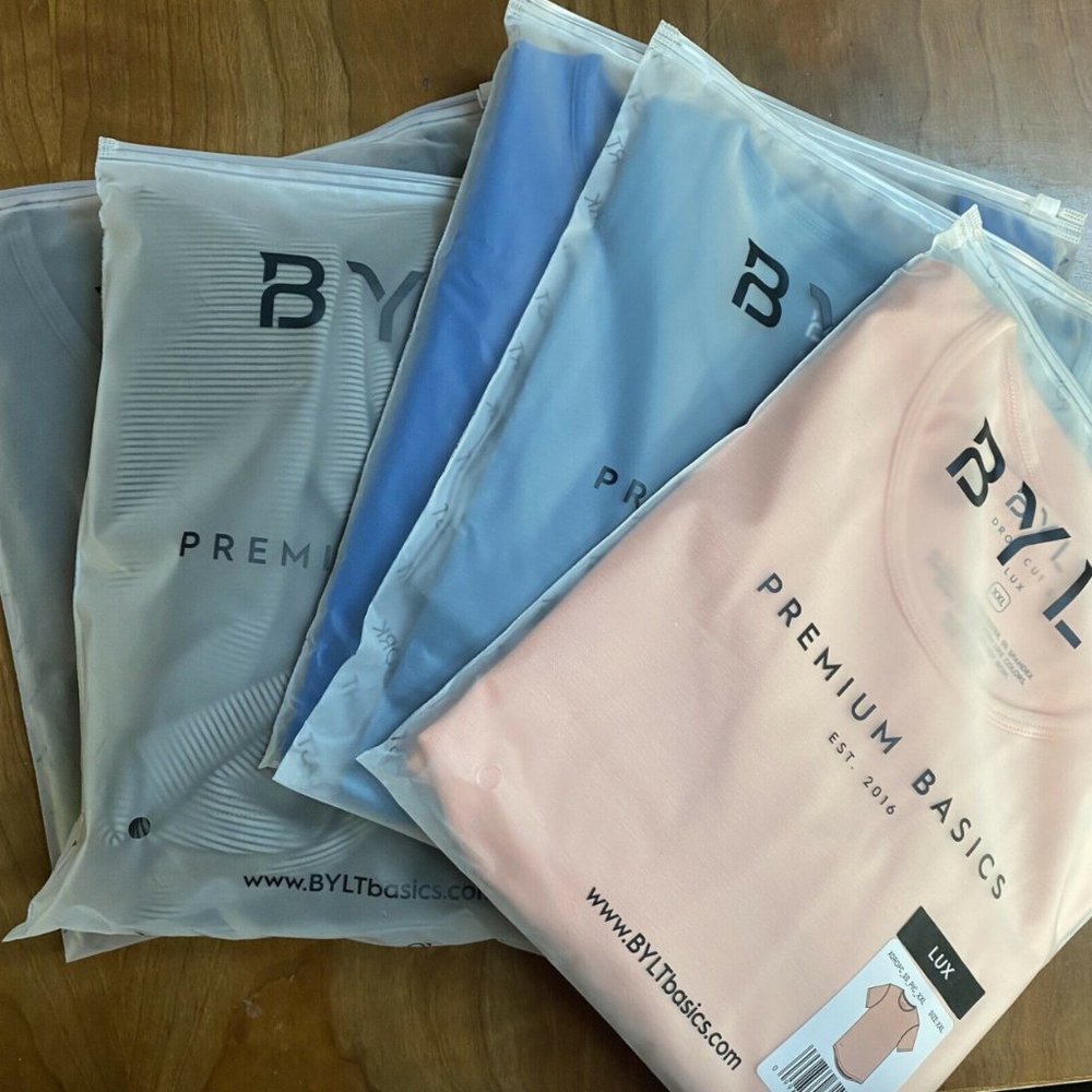 NEW BYLT Drop-Cut LUX Premium T-Shirt Wrinkle-Free